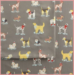 Juego de sábanas Cuddl Duds - Microfibra súper suave 17" bolsillo profundo - PERROS CACHORROS - COMPLETO - Imagen 1 de 5