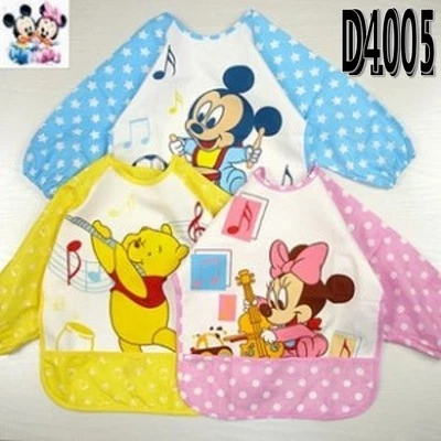 Bebé Niño Niño Niña Niños Resistente al Agua Alimentación Babero Delantal Arte Pintura Calzoncillos Camisas Foto 1 de 4