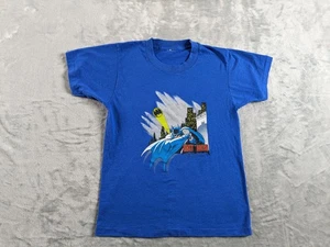 VTG Batman T-Shirt Youth Small DC Comics Superhero Gotham Graphic 1989 Tee 90s - Picture 1 of 10