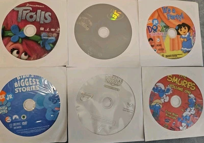 Trolls Sofia the 1st Dora Blue's Biggest Stories Elena Avalor Smurfs Vol 1 Lot - Image 1 of 4