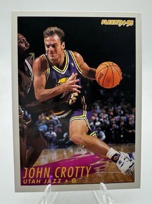 Fleer #377 1994 John Crotty Utah Jazz Foto 1 de 2