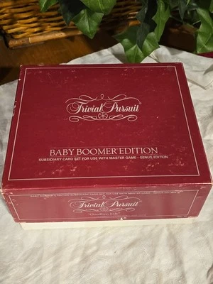 1983 Vtg Trivial Pursuit Baby Boomer Edition Subsidiary Cards Master Game Genius - Image 1 of 4