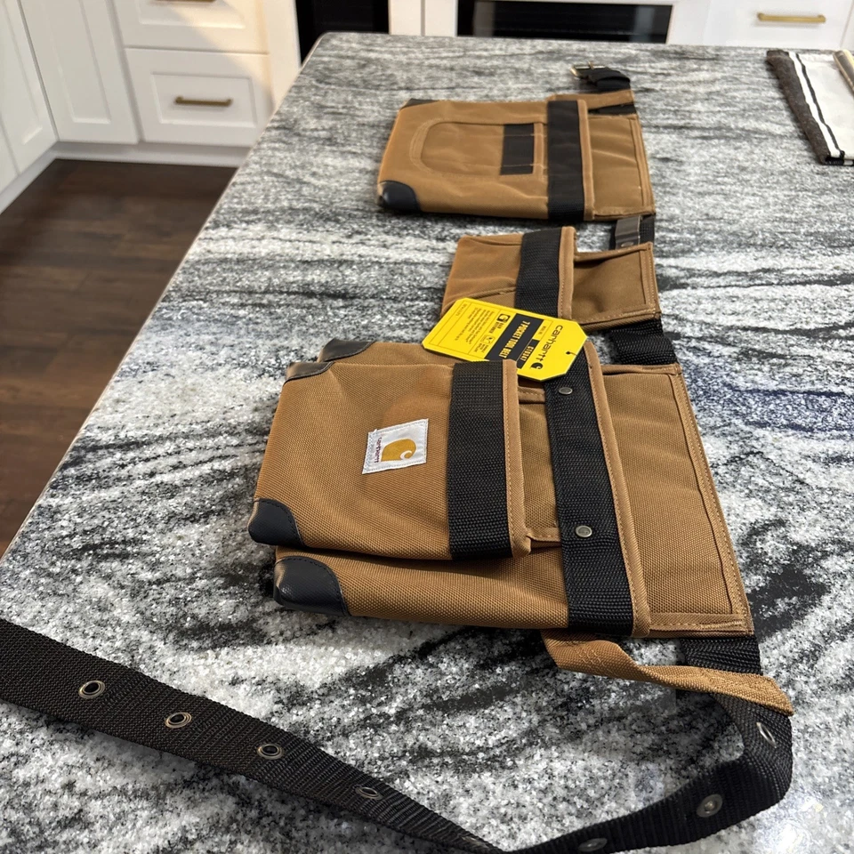 Carhartt 7 Pocket Tool Belt CT0347 Rain Defender One Size Fits All -