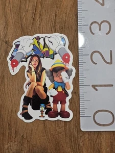 Pinocchio KAWS STICKER  Kaws Skateboard Sticker KAWS Decal  Skateboard Decal  - Picture 1 of 1