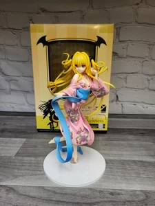 FREEing To Love-Ru Darkness Golden Darkness Yukata Ver. Figura de anime de PVC 1/8 - Imagen 1 de 11