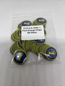 Risk 2210 AD Original 1 Point Energy Chips 65 Count Hasbro  2001 edition Exc. - Picture 1 of 1