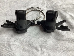 Vintage Shimano Deore M610 Shifters Left Right Shift Lever Triple Mega MTB 3x10 - Picture 1 of 4