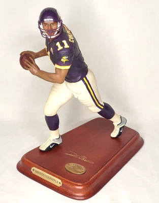 Estatuilla Danbury Mint Daunte Culpepper All-Star NFL Minnesota Vikings Estatua Usada en Excelente Condición Foto 1 de 4