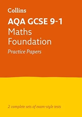 AQA GCSE 9-1 Maths Foundation Practice P... by Collins GCSE Paperback / softback Foto 1 de 2