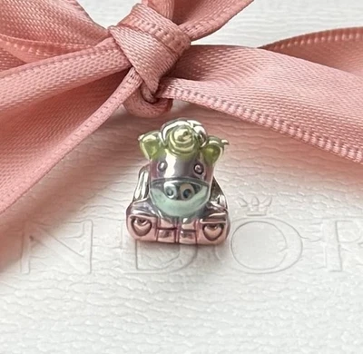 Original Pandora Charm „Bruno das Einhorn“ silber 925, regenbogenf. #799353C01 - Bild 1 von 3