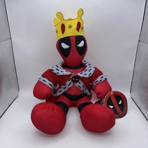 King Deadpool Stuffed Plush 14" New with Tags Marvel Comics Marvel Studios - Picture 1 of 6
