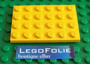 1 X Lego 3032 Plate 4 x 6 YELLOW - Imagen 1 de 1