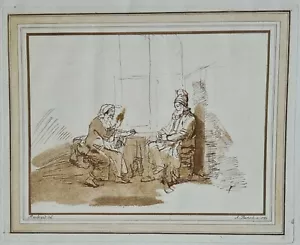 Bartsch, Vieillard vénérable …, gravure d’après un dessin de Rembrand, 1782 - Bild 1 von 3