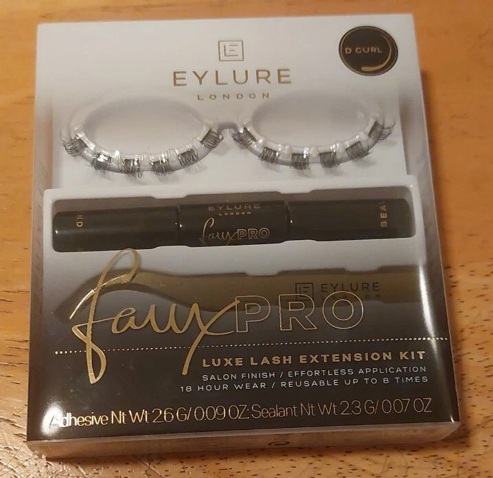 Eylure Faux Pro D Curl Luxe Lash Extension Kit Clusters False Eyelashes - Image 1 of 2