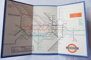 1934 No. 2 Railway Map Harry Beck London Transport Underground Tube Map - Picture 1 of 6