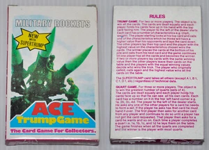 Philippines MILITARY ROCKETS ACE TRUMP PLAYING CARD GAME Complete - Picture 1 of 6
