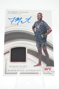 UFC - Panini Immaculate 2023 - MA-AST - Aljamain Sterling - /45 - Parche automático - Imagen 1 de 2