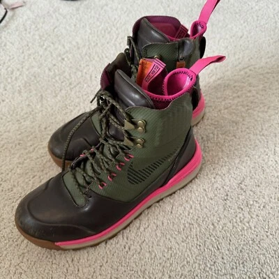 Botas Nike Lunarterra Arktos H2O Repel Lunarlon Mujer Talla 7,5 RARO 616178-326 Foto 1 de 4