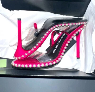 Alexander Wang Nova Cristal Sandalias Tacones 37.5 Foto 1 de 4