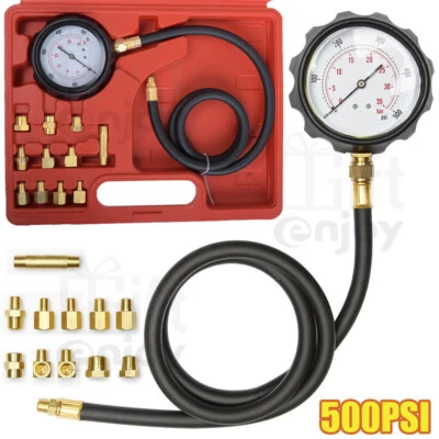 PROFI ÖLDRUCKPRÜFER 12-TLG ÖLDRUCKTESTER ÖLDRUCKMESSER TESTER MANOMETER 0-35 BAR - Bild 1 von 4