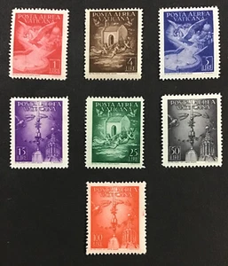 Vatican City -1947 VF MLH Sc#C9-15 Air Post  (W21) - Picture 1 of 2