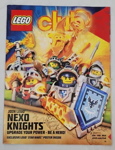 LEGO Club Magazine ~ LEGO NEXO KNIGHT/Upgrade Your Power Be A Hero ~Jan/Feb 2016 - Picture 1 of 7