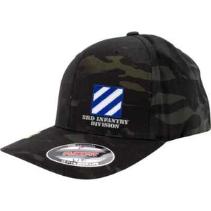 Army 3rd Infantry Division Full Color Flexfit Hat - Picture 1 of 3
