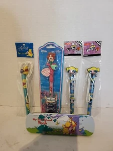 Vintage Powerpuff Girls/The Little Mermaid/Winnie The Pooh Ballpoint Pens - Picture 1 of 8