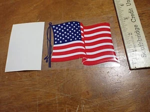 CALCOMANÍA DE BANDERA DE ESTADOS UNIDOS DE CRUCERO DE POLICÍA CALCOMANÍA BX C #20 - Imagen 1 de 1