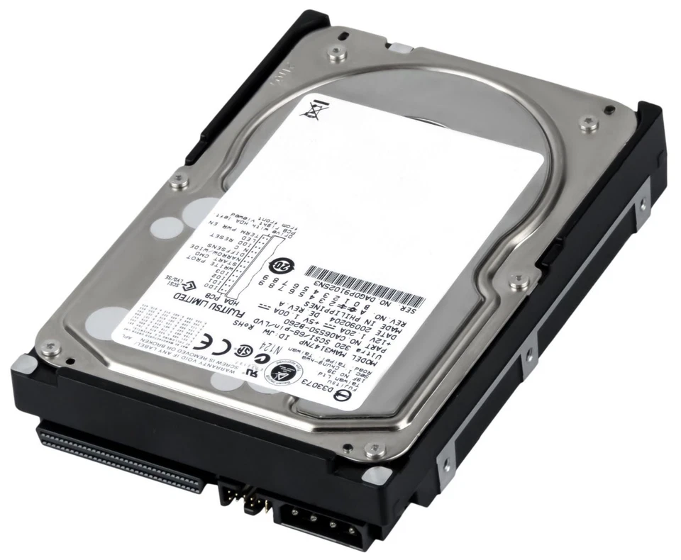 Hard Drive Fujitsu MAW3147NP 147GB 10000U/Min 8MB SCSI U-320 68-pin 3.5 " Inch - Image 1 of 3