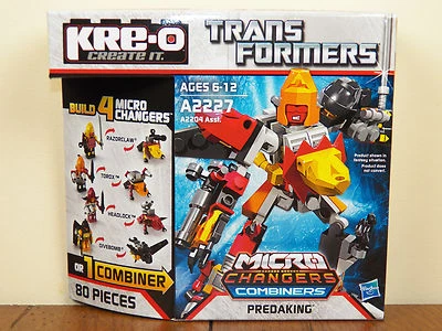 Kre-O Transformers Predaking Micro Changers Combiners Kreo A2227 *NEW* - Image 1 of 4