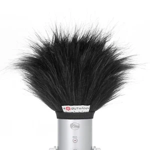 Parabrisas de piel Gutmann para micrófonos azules azul Yeti USB negro - Imagen 1 de 4