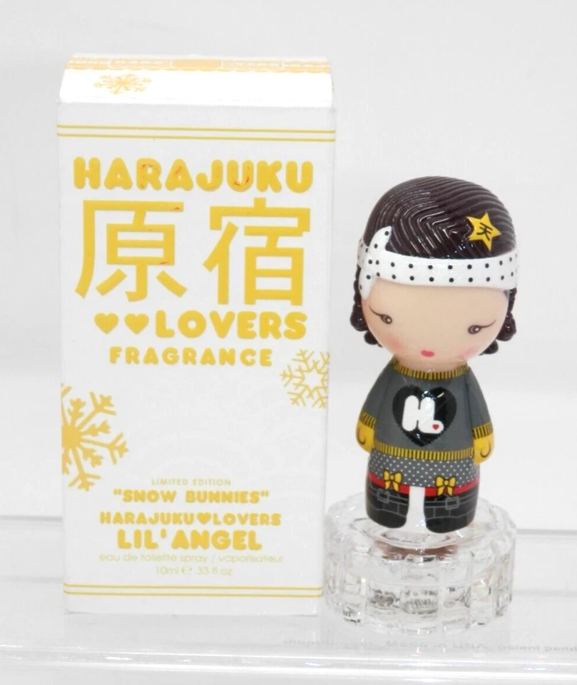 Harajuku Lovers LIL' ANGEL Snow Bunnies 0,33 OZ Eau De Toilette LE Spray Foto 1 de 4