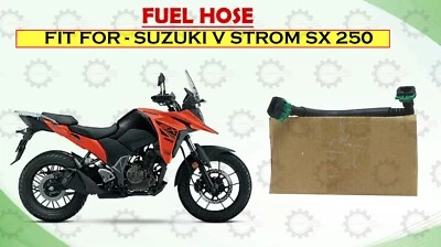 Negro "Manguera de combustible apta para Suzuki V Strom SX 250" - Imagen 1 de 4