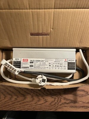 LED Driver HLG-320H-24 Mean Well -  24V, 320W Transformer Plus Distrib 10S- NEW! - Image 1 of 4