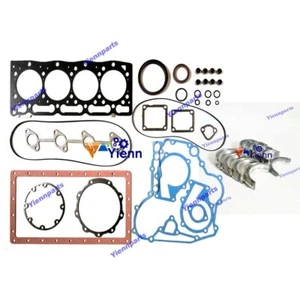 New V1505 Metal Kit Main Rod Bearing+Gasket Kit For Kubota 460 KX91-2S Excavator - Picture 1 of 3