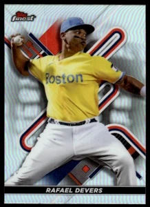 2022 TOPPS FINEST REFRACTOR Rafael Devers R96 Boston Red Sox #HRC-5 - Picture 1 of 2