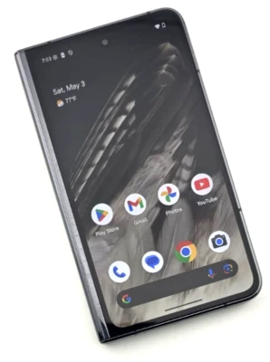 Google Pixel Fold 5G 256GB Obsidian Black T-Mobile Only Fold Screen Not Working - Image 1 of 4