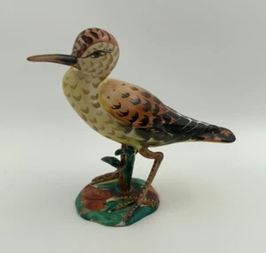 Estatuilla de pájaro mayólica de cerámica pintada a mano CANTAGALLI Florencia Italia 7" de alto - Imagen 1 de 8