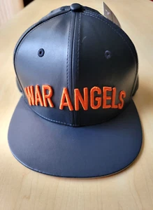 Vintage Rich Gang AUTHENTIC War Angel PU Leather Snapback Hat Cap Rare! - Picture 1 of 5