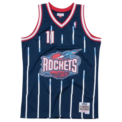 Mitchell & Ness NBA Swingman Road Jersey Rockets 02 Yao Ming Navy Blue *NEW* Cover
