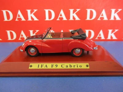 Die cast 1/43 Modellino Auto IFA F9 Cabriolet Rossa by Atlas - Immagine 1 di 4