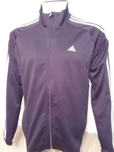 Adidas Mens Black Large Long Sleeve Front Zip Jacket Pre-Owned - Picture 1 of 7