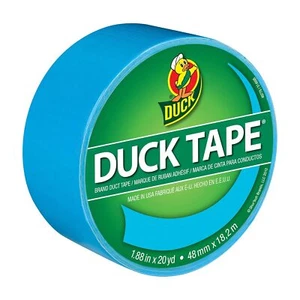 Duck Brand 1311000 Color Duct Tape, Electric Blue, 1.88 Inches x 20 Yards, Singl - Picture 1 of 7