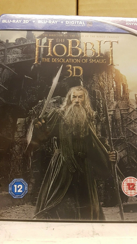Hobbit: Desolation of Smaug 3D Blu ray Steelbook - Image 1 of 1