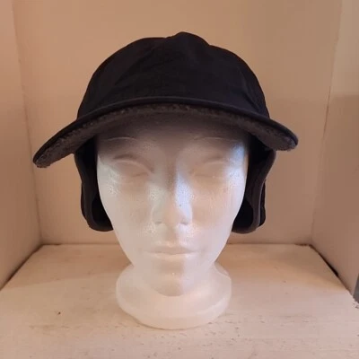 Gorra de corredor Lands End Polartec orejeras gris forro polar trampero talla S-M Foto 1 de 4