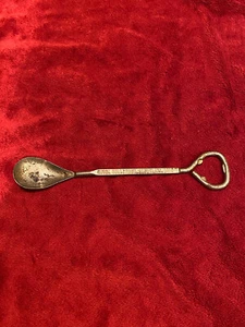 Abridor de botellas con cuchara vintage, Hollenden Hotel (1885-1962) en Cleveland, Ohio - Imagen 1 de 6