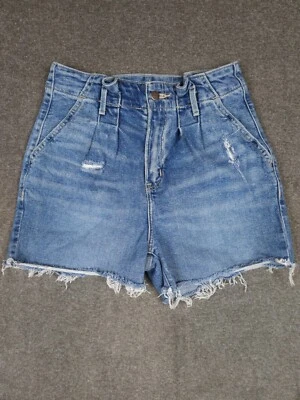 Hollister Shorts Womens 5 (27x3) Medium Blue Cut Off Ultra High Rise Mom Jean - Image 1 of 4