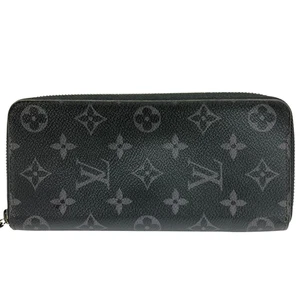 Auth Louis Vuitton Zippy Wallet Vertical Long Wallet Monogram Eclipse M62295 - Picture 1 of 22