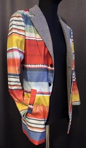 Aztec Southwest Santa Fe Country Western Coat Size M Blazer Fall Overcoat - Picture 1 of 11